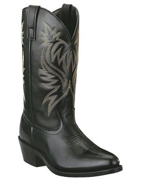 Laredo men's black cowboy boots best sale